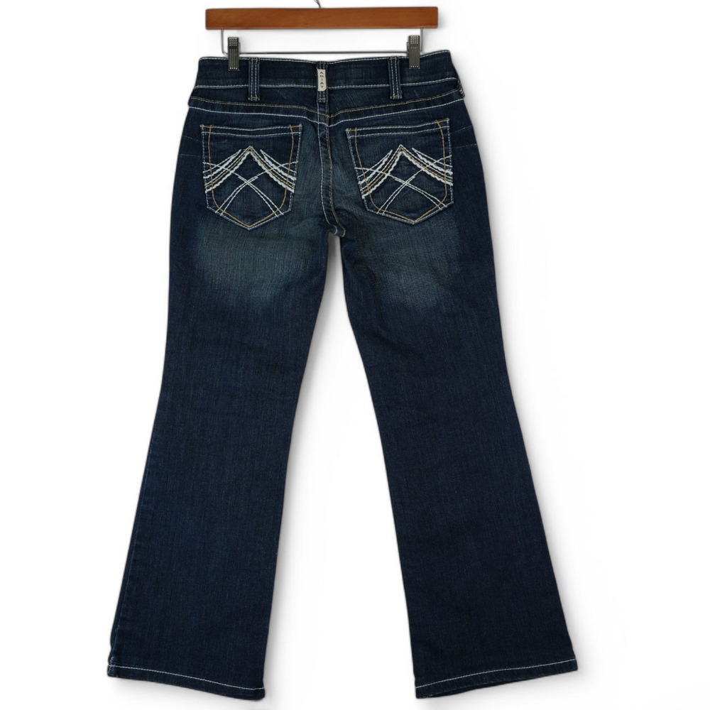 Ariat Jeans Women's 28S‎ Blue Real Denim Mid Rise Boot Western Rodeo Stretch